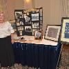 Susan Kimm Gentry with the Display for Inductee Richard Kimm