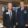 2009 selectee Jim Kohler on right with DAHF trustee and "wingman" presentor Hugh Horning.