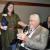 Inductee John Kroening, Ph.D., with Wingman/ DAHF Trustee Linda Berl.
