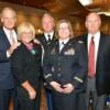 Delaware Senator Carper with 2012 inductee Lt. Col. (U.S. Army) Jenness Steele and family.