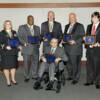 Group photo of 2012 honorees, seated: E.N. Tyndall. Standing, L-R: Jenness Steele, Ernest Talbert,
William McCabe, Tenney Wheatley, and Jimmy Reagan.
