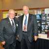DAHF Trustee and "Wingman"  Frank Ianni with 2012 inductee Lt.Col.(Ret) Tenney Wheatley at his personal exhibit display