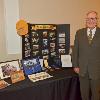 2022 DAHF Inductee Walter Lekites III with his display.