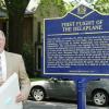 State Representative Gerald Brady joined the ceremony to read the Governor's Proclamation of the Delaplane.