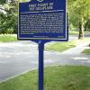 The Marker as it appears along Greenhill Ave. in Wawaset Park, Wilmington.